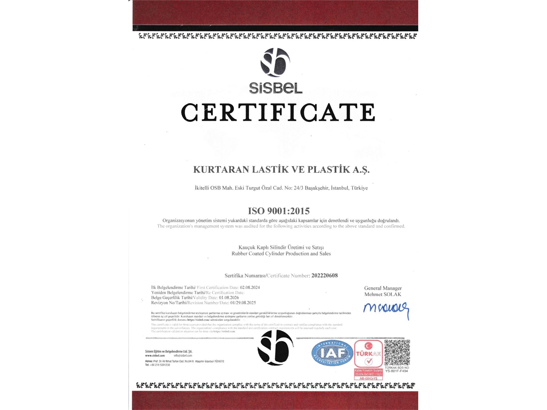 ISO 9001:2015